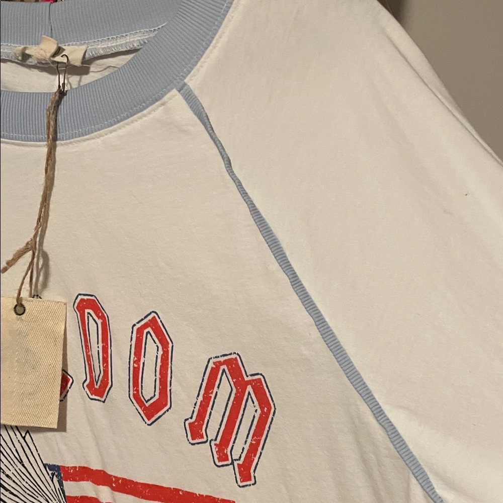 Easel Freedom Graphic Tee with Eagle Design - Picture 8 of 14